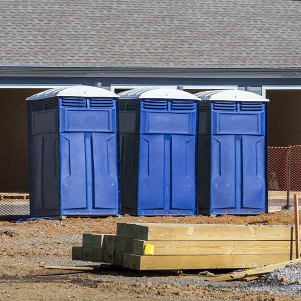 what is the expected delivery and pickup timeframe for the porta potties in Racine